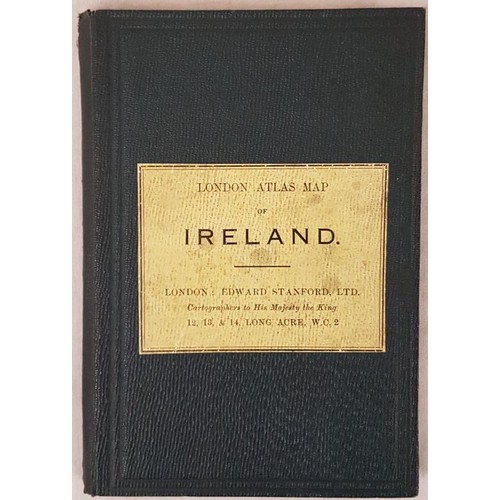 101 - [MAP of IRELAND] London Atlas Map of Ireland. By Stanford. Showing provinces, counties, baronies, ci... 