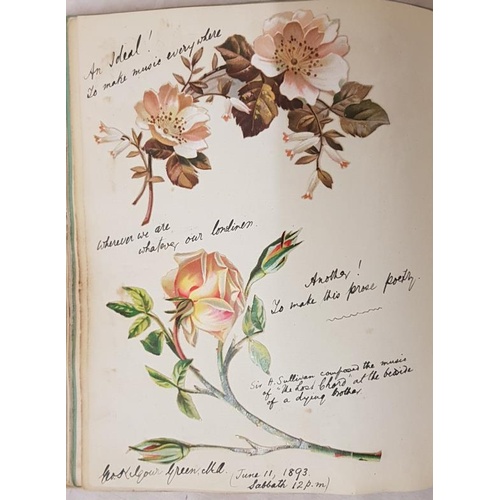 122 - Scottish Keepsake Album – 1892-1934 jessie Davidson Campsie, containing a number of illustrati... 