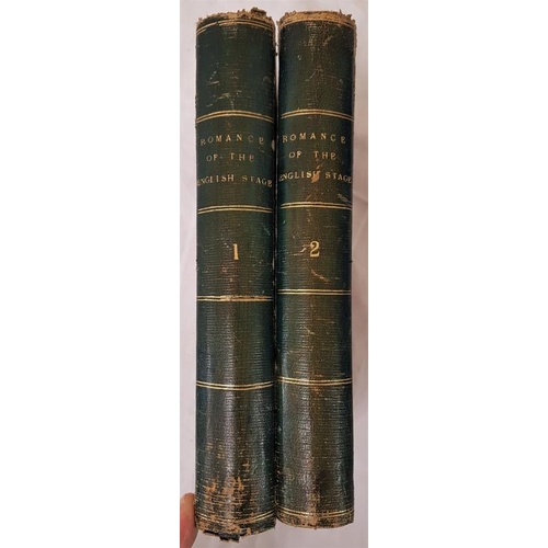 129 - Percy Fitzgerald.  The Romance of The English Stage. 1874, 1st. Edit. 2 volumes. Fine half... 