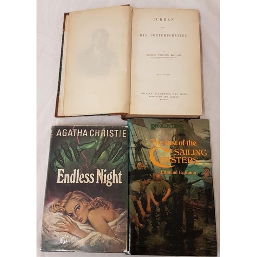 150 - C. Phillips. Curran and his Contemporaries. 1850 1st and Agatha Christie. Endless Night. 1967 and Th... 