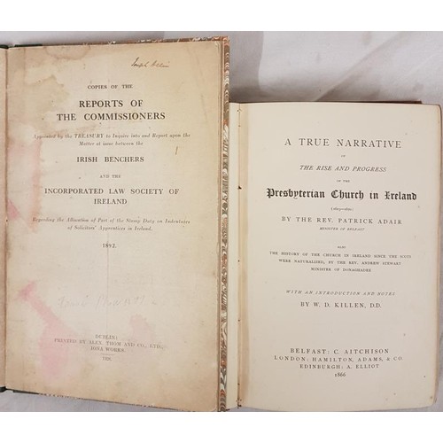 179 - Rev. Patrick Adair. A True Narrative of the Rise & Progress of The Presbyterian Church in Irelan... 