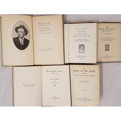 190 - Field and Fare and The Woman at the Window by O’Conaire in dust wrapper. The Rising of the Moo... 