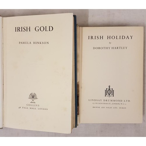 201 - Pamela Hinkson Irish Gold 1939. 1st Colour frontispiece by Letitia Hamilton. Castle Hacket book... 