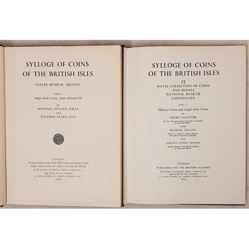 202 - Michael Dolley and W. Seaby   Sylloge of Coins of the British Isles, Ulster Museum, B... 