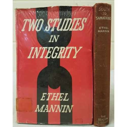 203 - Ethel Mannin Two Studies in Integrity,  c. 1954;  and Ethel Mannin South to Samarkan&... 