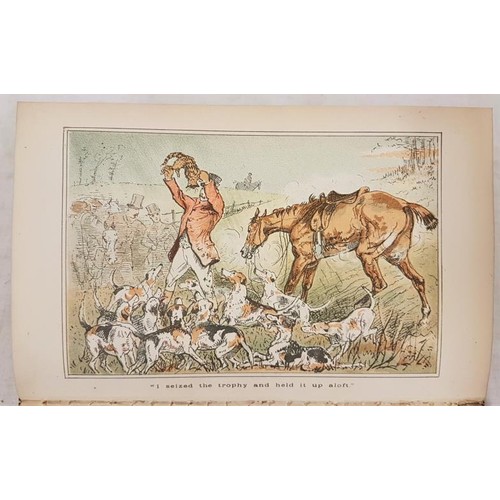 204 - “Wanderer”  Across Country, 1882. 1st. Coloured hunting plates. Armorial book ... 