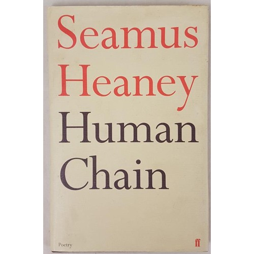 242 - Seamus Heaney. Human Chain. 2010. 1st. d. j.