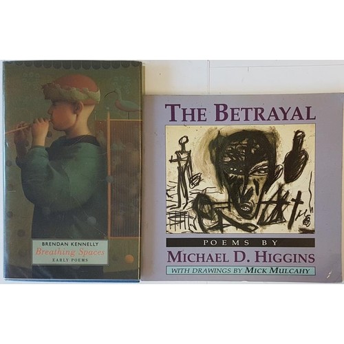 255 - Brendan Kennelly. Breathing Spaces -Early Poems. 1992. 1st. Fine in good d.j. and Michael D. Higgins... 