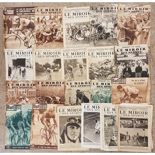 272 - A large collection of the French illustrated sporting journal “Le Miroir des Sports” 192... 