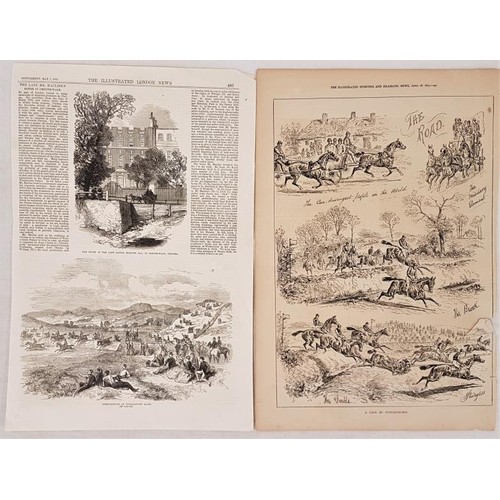 273 - Punchestown Races 28th April 1877 Illustrations from the Illustrated and Dramatic News and 1 illustr... 