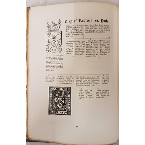 281 - J.J. Howard & Frederick A. Crisp. Visitations of England and Wales. 1893/1902. 10 volumes. Folio... 