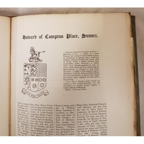 281 - J.J. Howard & Frederick A. Crisp. Visitations of England and Wales. 1893/1902. 10 volumes. Folio... 