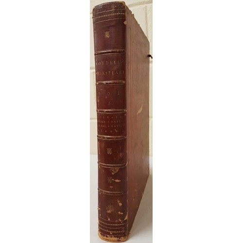 285 - Dramatic Works of William Shakspeare. London. Boydell. 1802, comprising : King Richard 11, King Henr... 