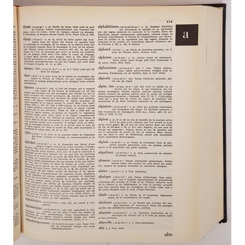 291 - Dictionnaire De La Langue Française - En 4 tomes - Tomes 1 + 2 + 3 + 4. Littré Paul-Emile Published ... 