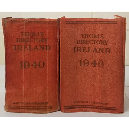 308 - Thoms Directory Ireland 1940 and 1946. Comprising Eire Government Directory, Northern Ireland Govern... 