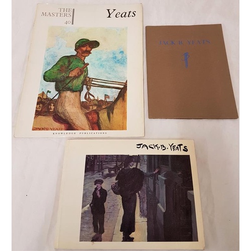 321 - Jack Butler Yeats. Exhibition catalogue June/July 1966. Illustrated and Jack B. Yeats. A Centenary E... 