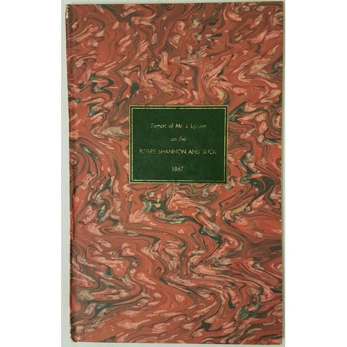 331 - Report of Mr J. Lynam on the Rivers Shannon and Suck. 1867. Marbled boards