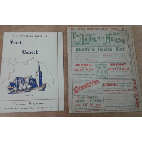 343 - 'Lady of the House' Catalogue 1909; and 'Souvenir Programme of The Dublin Theatre Festival Sept. - O... 