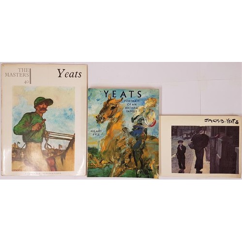 345 - Yeats, Jack B.. The Masters 40, with illustrations by Jack B. Yeats, 1966; Pyle, Hilary. Yeats Portr... 