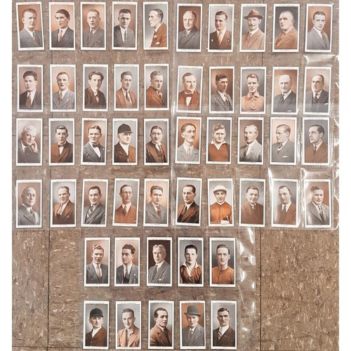 366 - [Irish Sportsmen] A Series of Fifty Cigarette Cards on Irish Sportsmen. The cards display portraits ... 