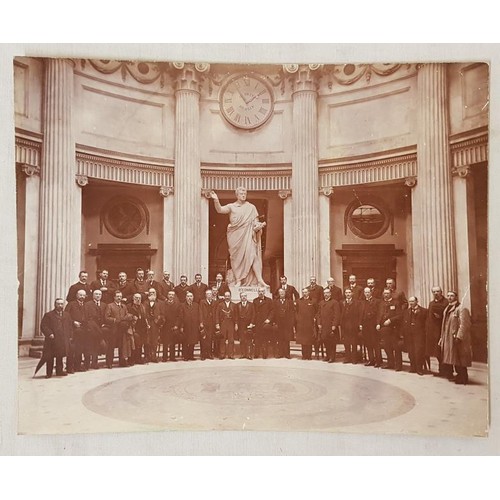 372 - Original Photograph taken at Dublin City Hall with the Statue of Daniel O'Connell Statue below the G... 