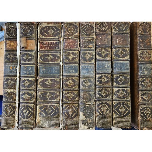 387 - House of Commons Journals Printed at the House of Commons 8 Vol. c.1641-1794