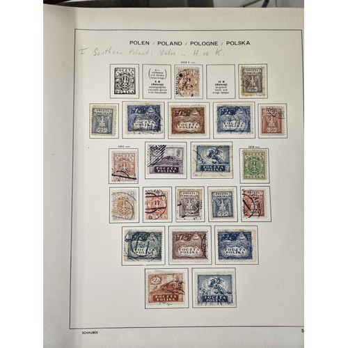 271 - Stamp Collection - Poland 1919-38, fairly comprehensive in Schaubek painted album. Stamp Collec... 