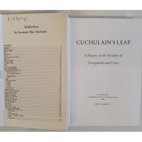 1 - Kilfarboy a history of a West Clare Parish by Seosamh MacMathuna. Circa 1980 and Cuchulainn’s ... 
