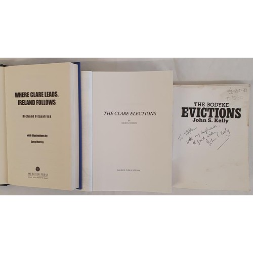 2 - Clare Interest. The Bodyke Evictions by John Kelly. Some wear to Paperback. Tenants' 1887 uprising a... 