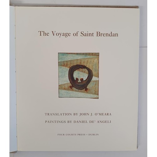 50 - O Meara, The Voyage of St Brendan, D. 1994, Special ed printed on 200gms paper and bound by Kennys o... 