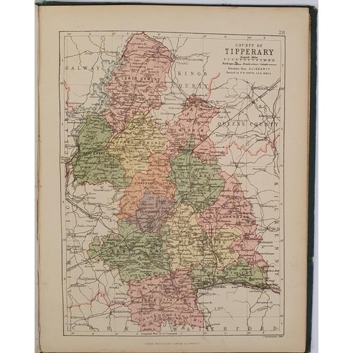 72 - Philips Atlas and Geography of Ireland -a description of the country and of the several counties by ... 