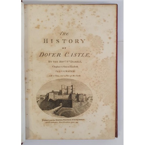 73 - Rev. W. Darell - 'The History of Dover Castle' (1797). 1st Edition wit 10 views of a plan of the Cas... 