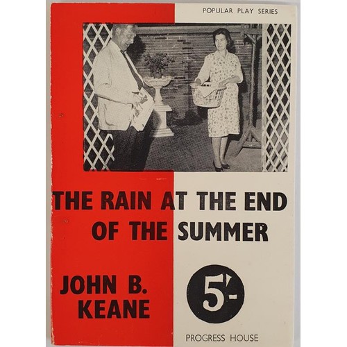 81 - John B. Keane; The Rain at the End of Summer, First edition Progress House 1968 very scarce