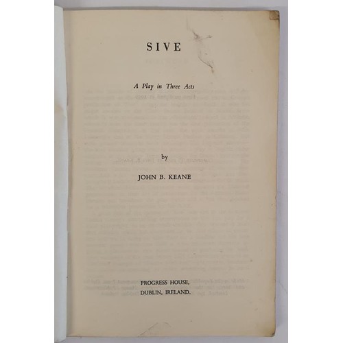 84 - John B Keane, Sive, Progress House 1959. PB