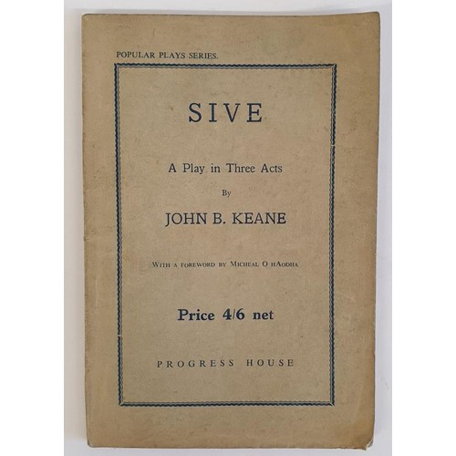 84 - John B Keane, Sive, Progress House 1959. PB