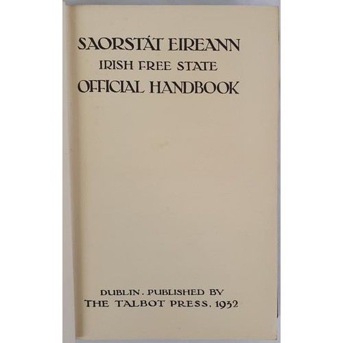 87 - Saorstat Eireann Official Handbook, 1st Edition, Talbot Press, missing map 1932