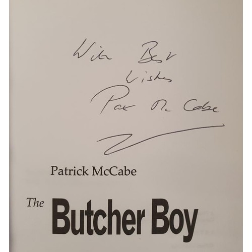 92 - Patrick McCabe collection of....The Butcher Boy SIGNED 1992; Call Me The Breeze SIGNED 2003 plus 4 o... 