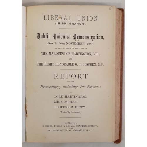 101 - Irish Loyal and Patriotic Union - publications issued during 1888. 12 issues by rabidly anti Land Le... 