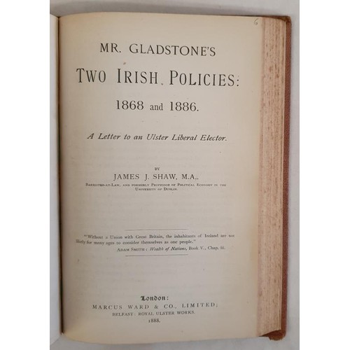 101 - Irish Loyal and Patriotic Union - publications issued during 1888. 12 issues by rabidly anti Land Le... 