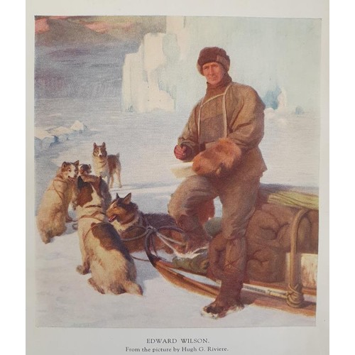 102 - Herbert G. Ponting. The Great White South or With Scott in the Antarctic. 1924. With 164 photographi... 