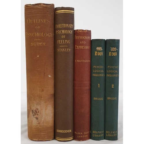 103 - Psychology] Sully, J. Outlines of Psychology, 1883; Stanley, H. M. Studies in the Evolutionary Psych... 