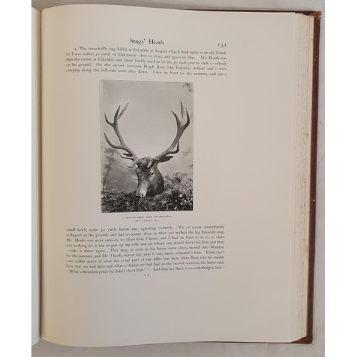 105 - John G. Millais. British Deer and Their Horns. 1897. 1st. Folio. Colour frontispiece and 185 illustr... 