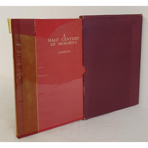 109 - SNAFFLES. A Half Century of Memories. 1949. 1st Illustrated. Rare copy with tipped in colour plate b... 