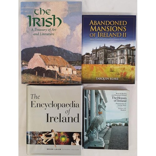 114 - Coffe Table Titles: Abondoned Mansions of Ireland II by Tarquin Blake 2012 HB DJ; The Irish -a treas... 