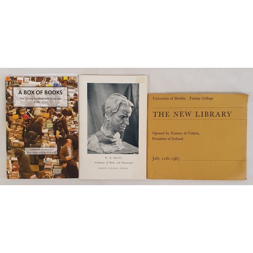 120 - Trinity College Dublin: The New Library-opened by Eamon de Valera July 1967; W B Yeats-exhibition of... 