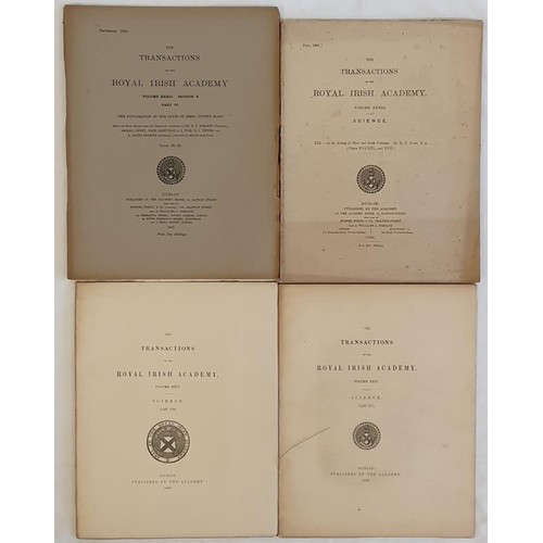 125 - The Transactions of the Royal Irish Academy Vol XXIV Science Part VIII/Part XIII; Vol XXVIII Science... 