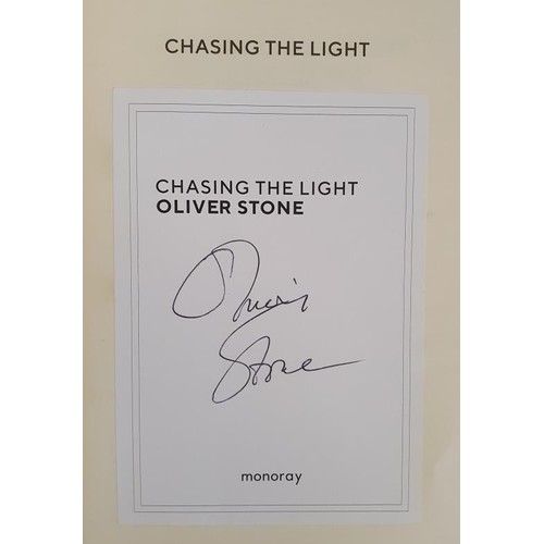 143 - Chasing the Light, Oliver Stone, 1st Edition, 1st Printing, Monoray, 2020, 1st UK edition, 1st Print... 