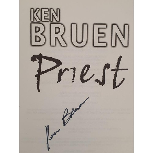 151 - One signed Ken Bruen (PB) book – The Priest and Five other (HB) books of his. The Ghosts of Ga... 