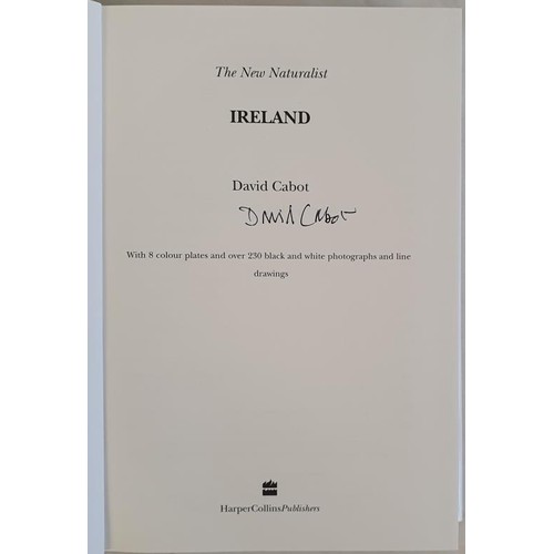 153 - Ireland. A Natural History. The New Naturalist no 84. First edition. Cabot, David Published by Colli... 