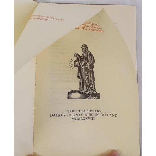 164 - The Cuala Press: From A Dark Lantern: A Journal by Arland Ussher and Arranged by Roger Nyle Parisiou... 